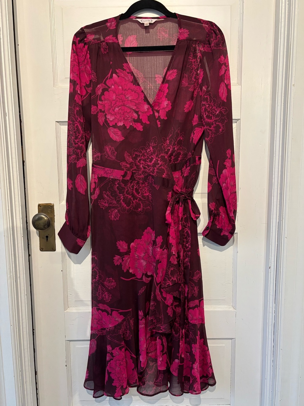 Nanette Lepore sheer wrap dress